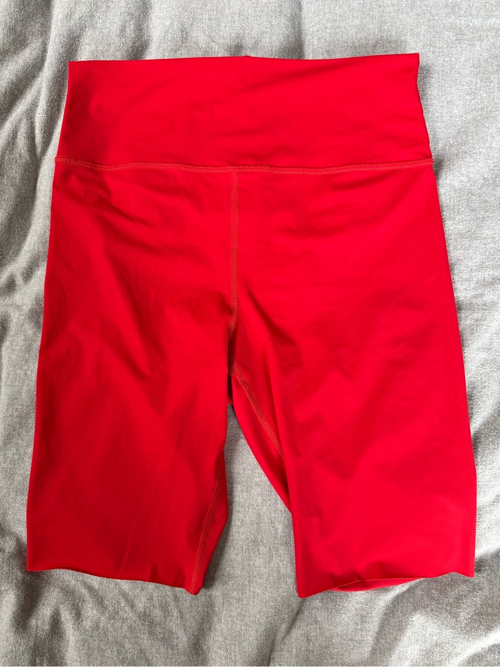 lululemon athletica High-Rise Bright Red Bike Shorts - Picture 2 of 11